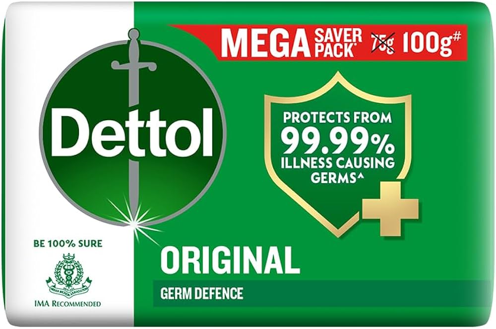 Dettol Original Bathing Bar Soap with 12 Hr Protective Shield