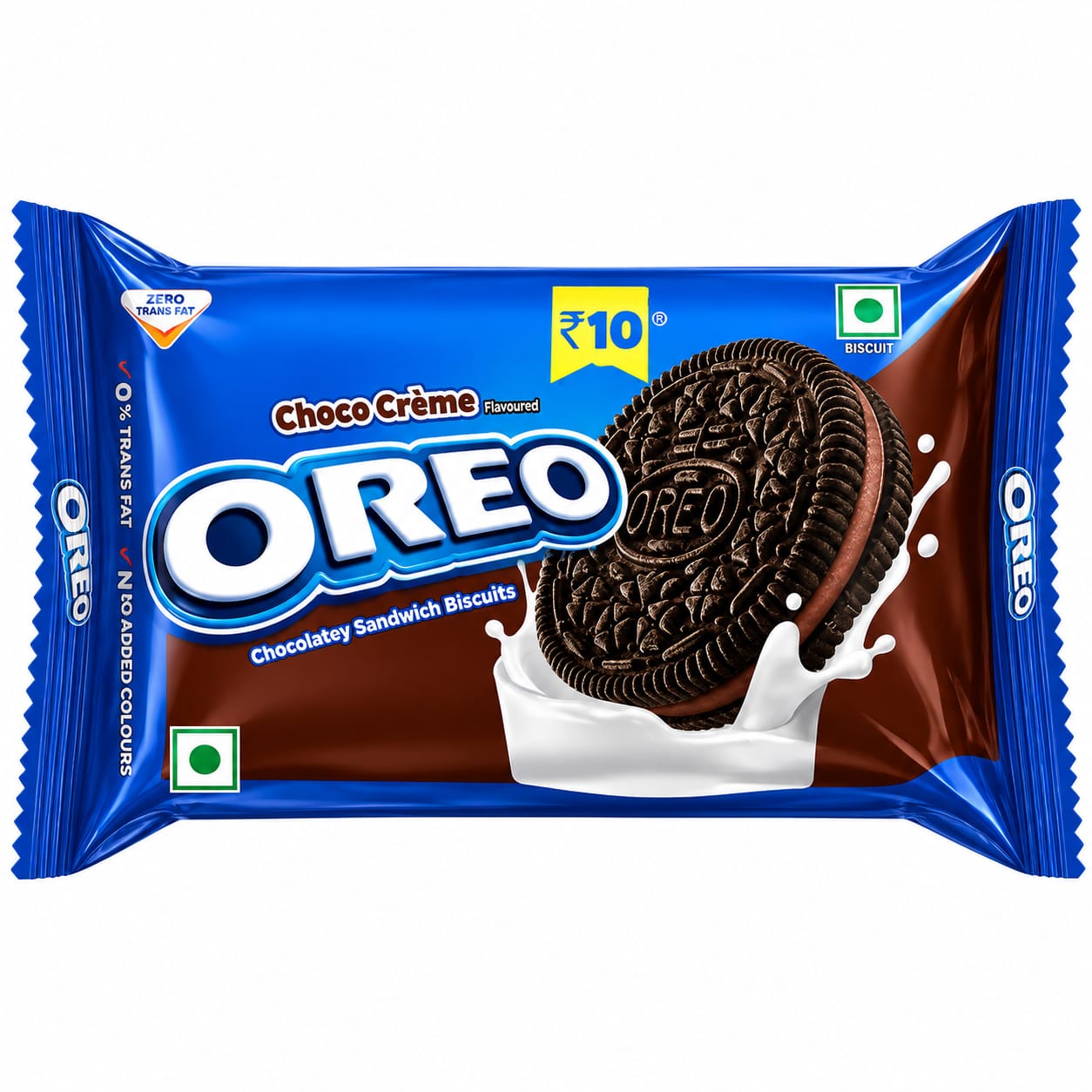 Oreo chocolaty sandwich biscuit s choco cream flavoured